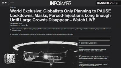 Globalists Only Planning to PAUSE Lockdowns, Masks, Forced-Injections Long Enough Until Large Crowds Disappear